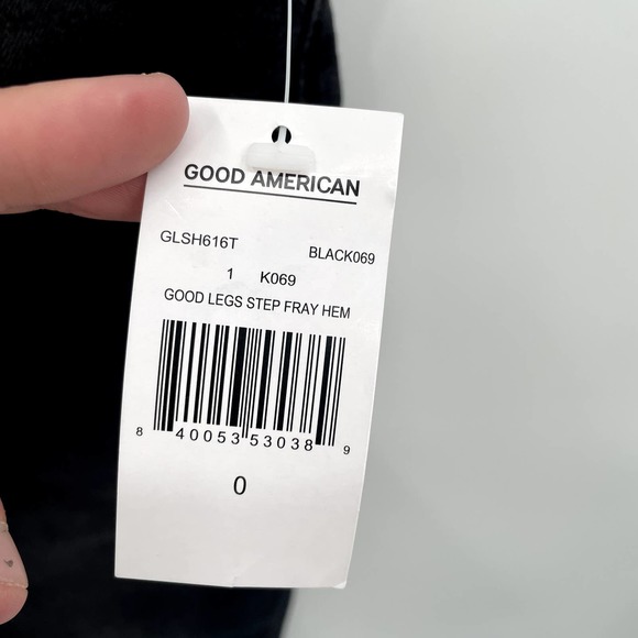 Good American | NWT Good Legs Step Fray Hem Denim // 0 - Picture 8 of 9